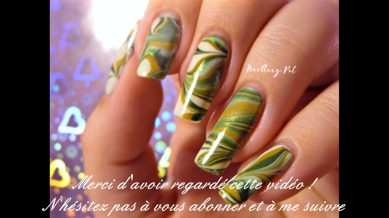 Water marble effet bille.