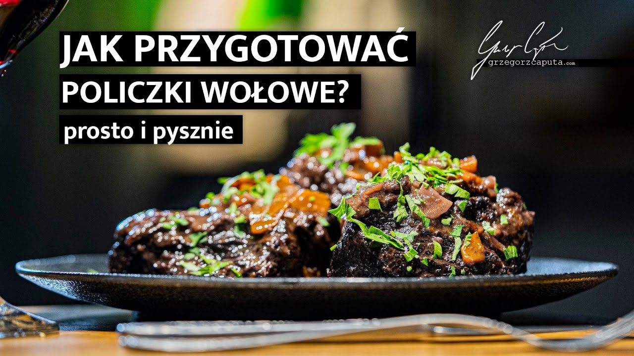 JAK PRZYGOTOWAĆ POLICZKI WOŁOWE? - PROSTO I PYSZNIE - 4K