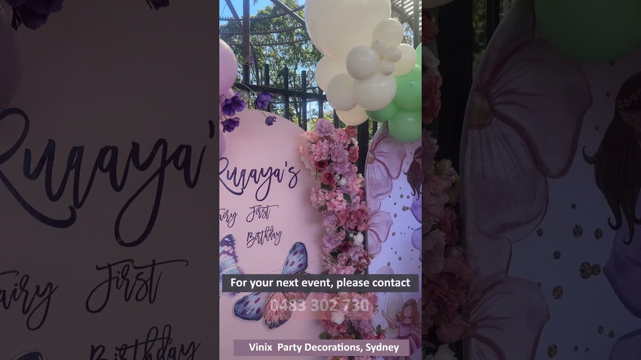 🧚‍♀️🌸 A Magical Fairy Garden for Runaya’s Birthday! 🦋🎂