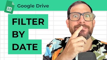 Hoe u op datum kunt filteren in Google Spreadsheets