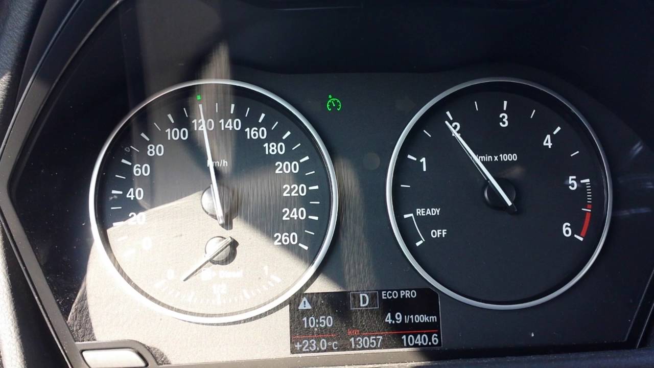 BMW F45 218d Active Tourer B47 120 km/h FUEL CONSUMPTION TEST - YouTube