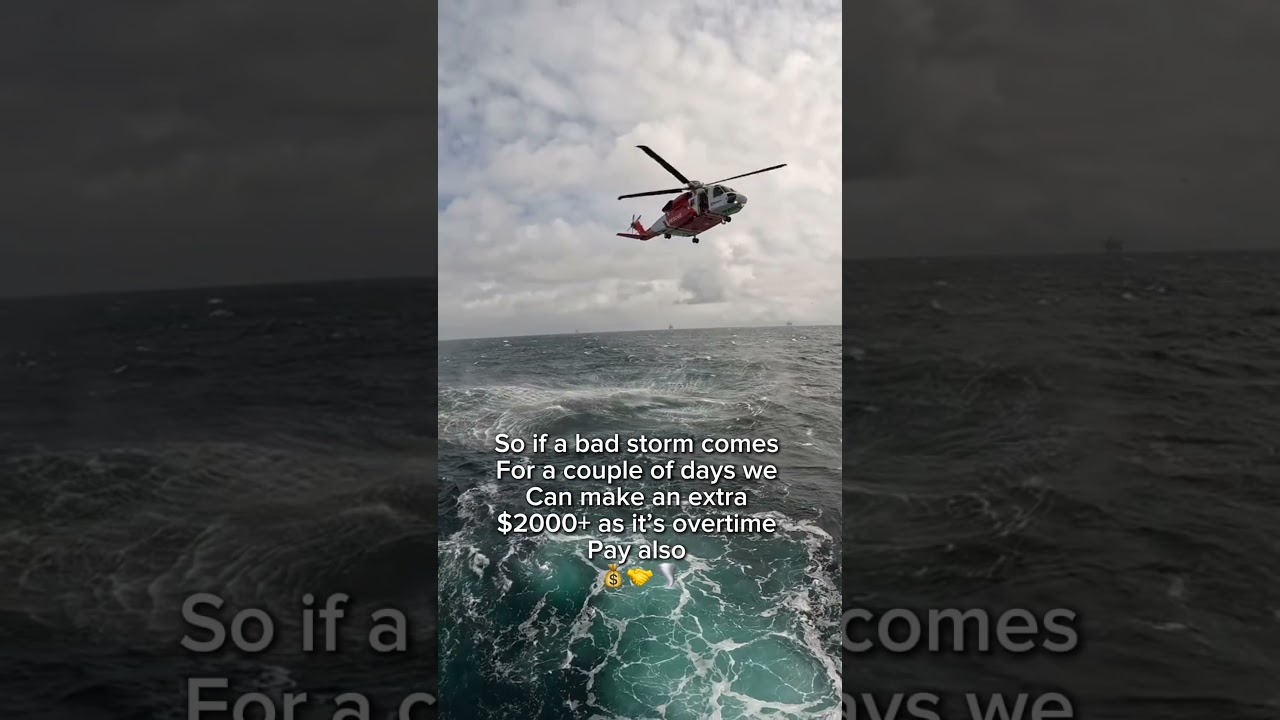 Why do offshore workers love storms ? 🌪️⛈️🌊 
