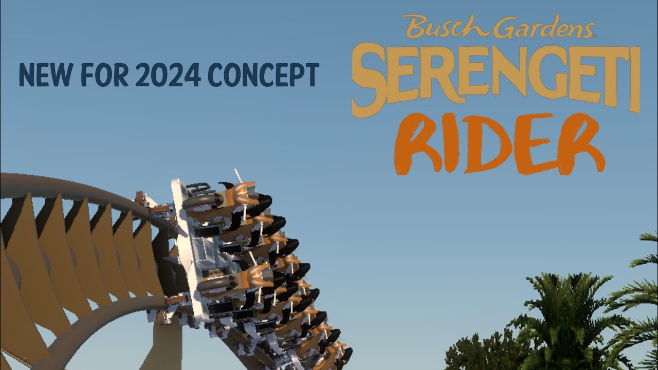 SERENGETI RIDER - Busch Gardens Tampa 2024 Vekoma Motorbike Coaster Concept