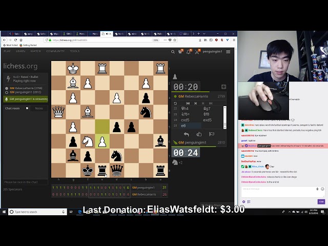 154 game bullet match vs GM Daniel Naroditsky on lichess.org 