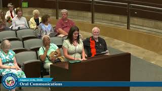 City Council Meeting, August 11th 2026
