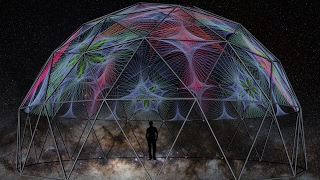 String Art Space Concept Sphere 1