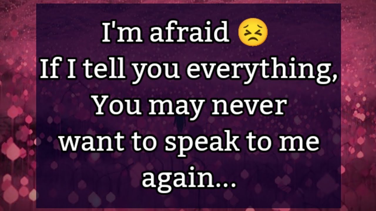 Dm to DF Love Letters💕I'm afraid 😣 If I tell you everything, You may ...