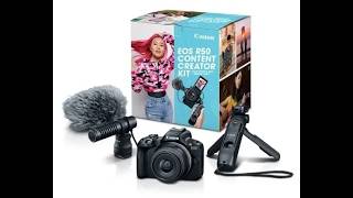 Canon EOS R50 Content Creator Kit with 18-45mm Lens Review - Pros &amp; Cons - Canon EOS R50