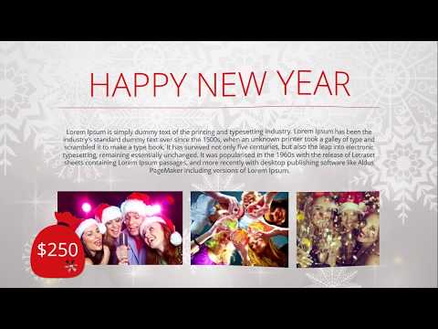 Holidays PowerPoint Video Template, a Presentation Template by Kathy Green Design (Thumbnail 1 of 6)