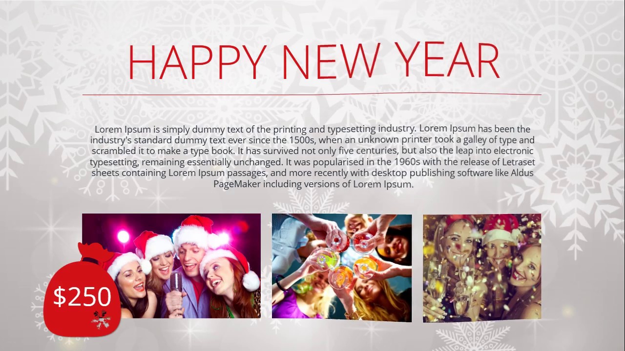 Christmas And New Years Eve Party Presentation - Market Your Local