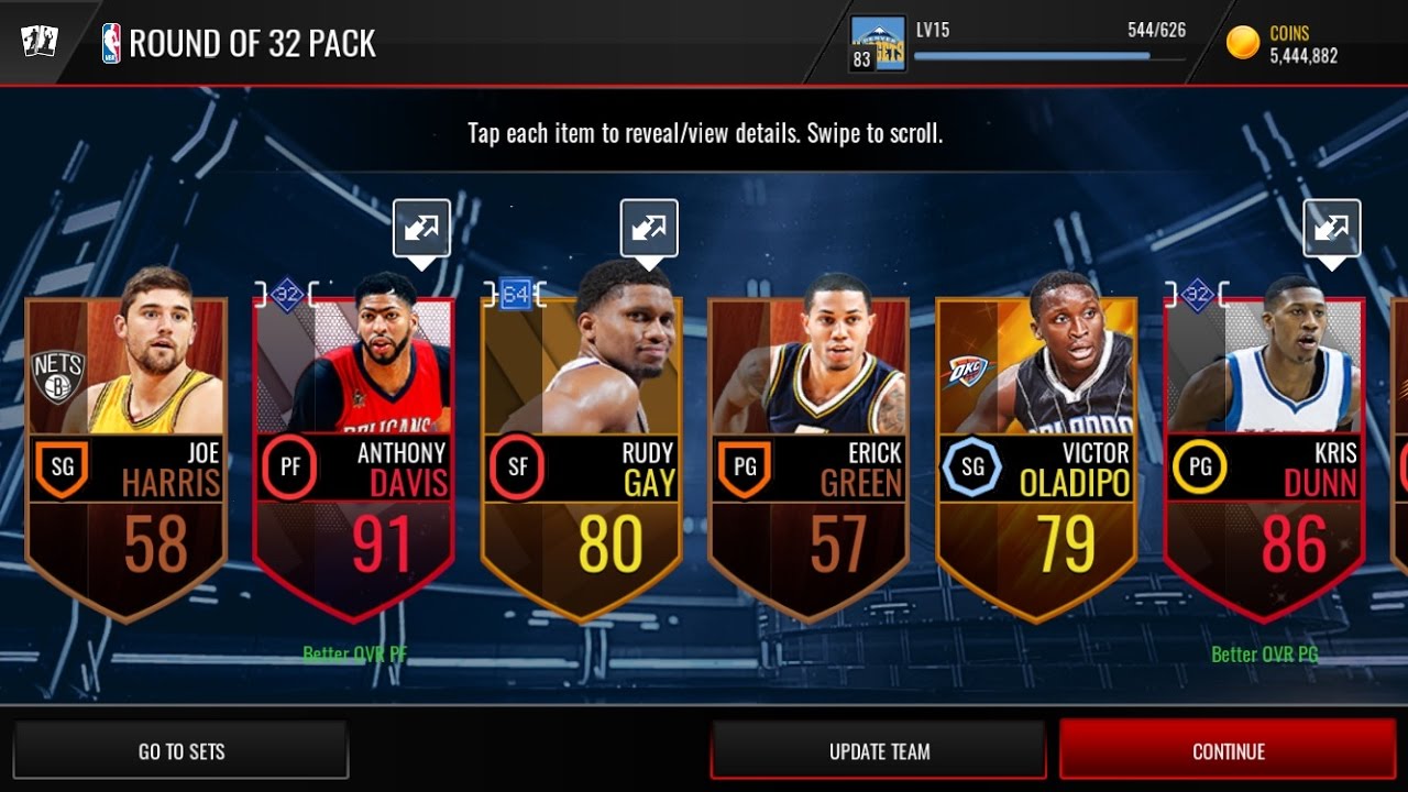 ROUND OF 32 PACK OPENING! INSANE 91 OVERALL PULL + DOUBLE ELITE! - NBA Live Mobile