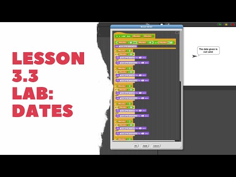 Lesson 3.3: Lab - Let Me Check My Calendar