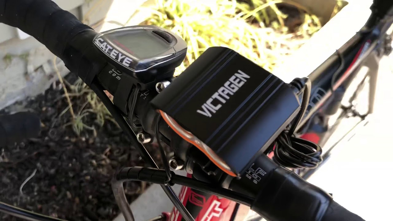 Victagen Waterproof Rechargeable Bike Light