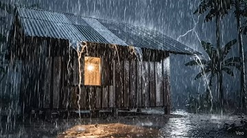Goodbye Insomnia With Heavy Rain Sound | Intense Rainstorm for Deep Sleep & Relaxation, ASMR