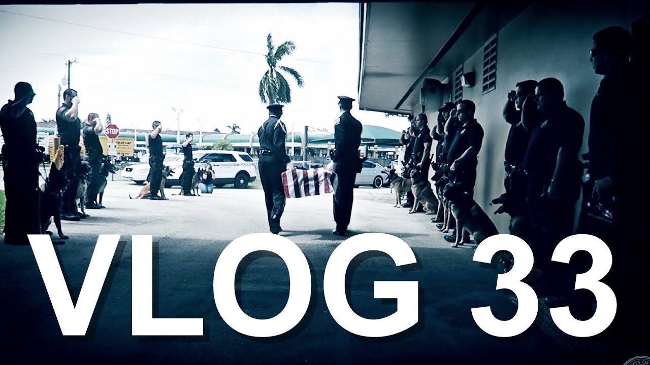 Miami Police VLOG 33: E.O.W. K9 RED