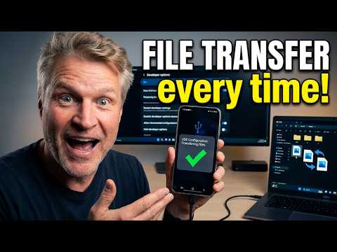 Samsung / Android USB File Transfer Settings | Enable Once Use Forever
