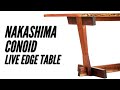 Nakashima conoid table a masterpiece of japanese woodworking