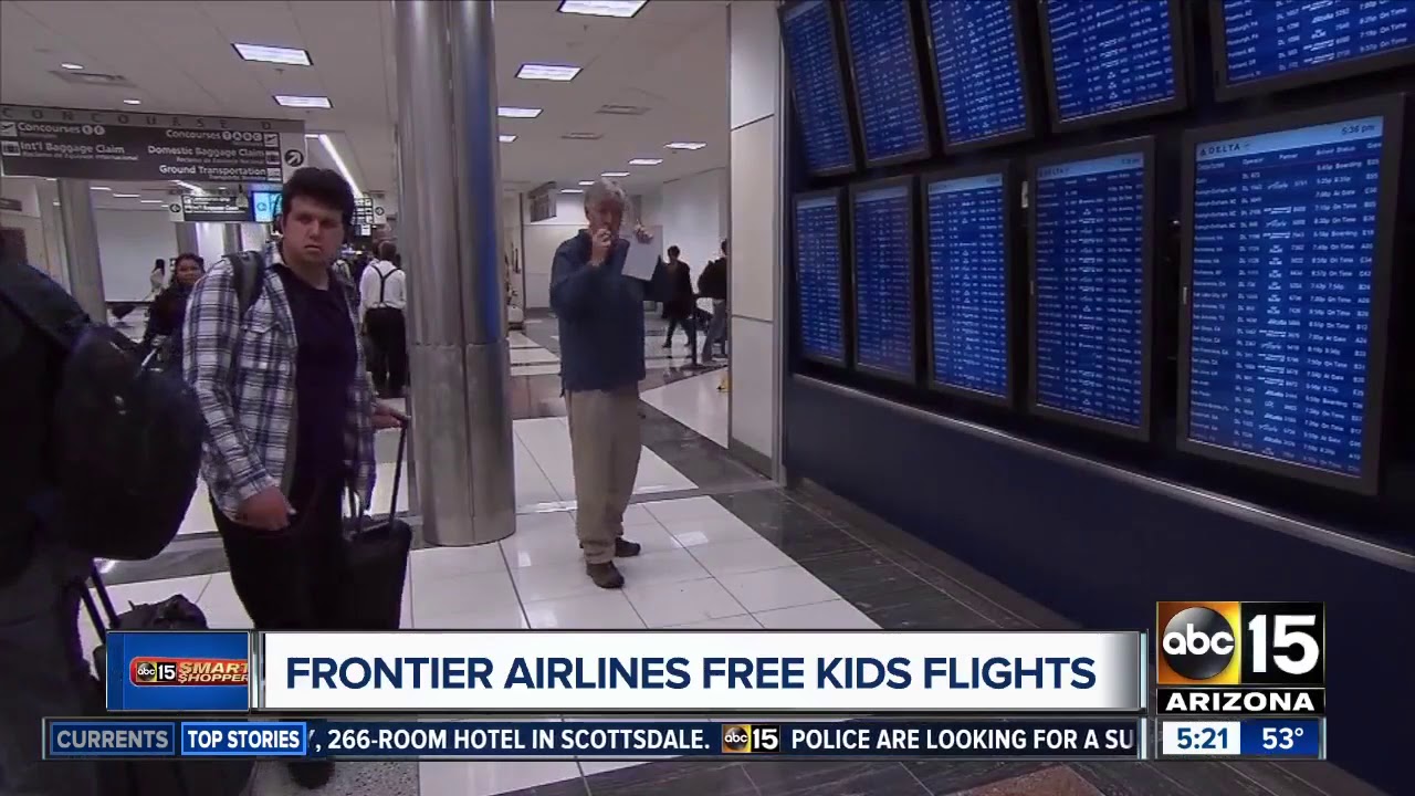 Frontier offering free child tickets