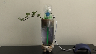 We can use a tube built in at the bottom of aquarium for cleaning
aquarium, adding water and air (oxygen) to water. i showed it previous
video...