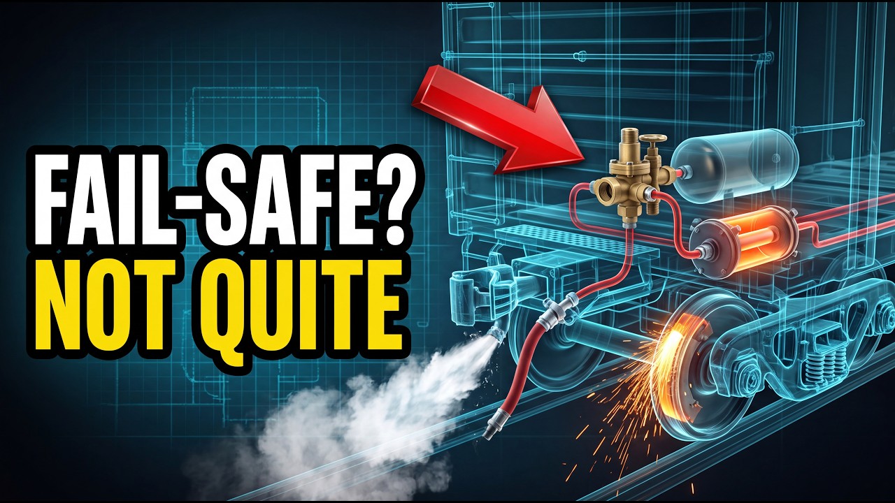 Why Train Brakes Slam On When the Air Runs Out - YouTube