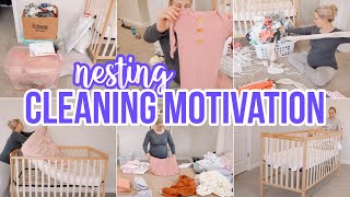 CLEAN AND NEST WITH ME // CLEANING MOTIVATION // STAY AT HOME MOM // BECKY MOSS //PREPARING FOR BABY by Becky Moss 56,290 views 1 month ago 35 minutes