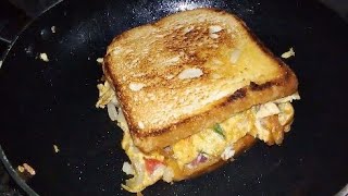 10 Min Easy Breakfast Recipe| Bread Omelette| Bread Egg Sandwich|