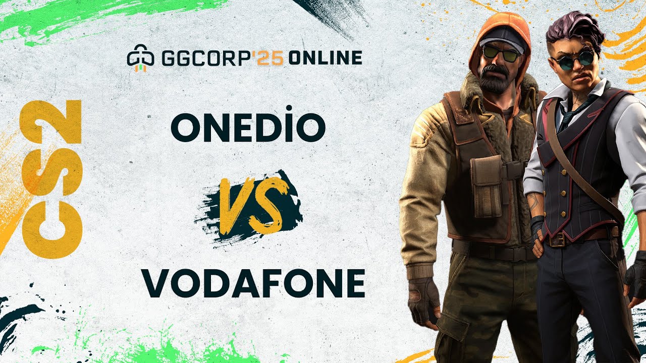 Onedio vs. Vodafone | GGCORP 25 Online | Counter-Strike 2 | 5. Hafta