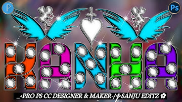 Multi color glass font dp editing | glass font | how to make glass font dp editing | glass font 2024