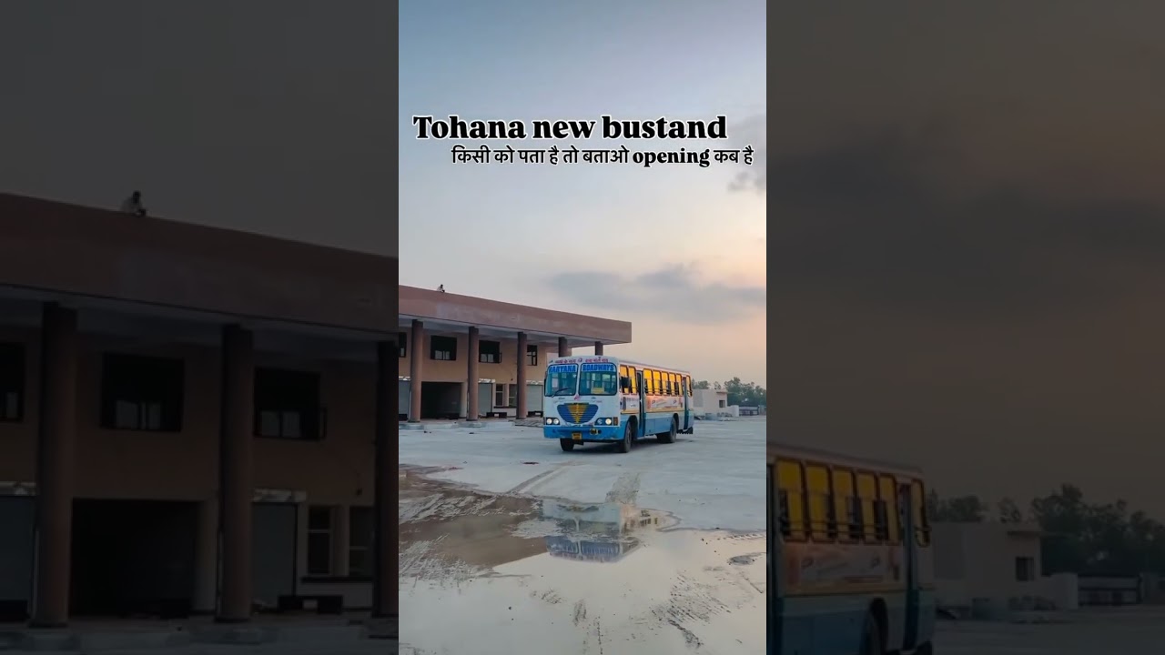 tohana new bus stand opning