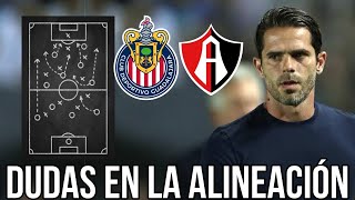 🚨Dudas en la alineación de Chivas para enfrentar al Atlas | Clásico Tapatío