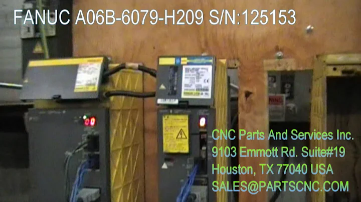 FANUC A06B-6079-H209 STOCK No. 125153