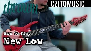 How To Play New Low By Thrown with Tabs  Guitar Lesson