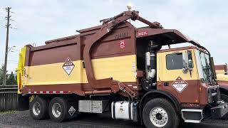 Miller Waste Mack MRU Heil Half/Pack walkaround & trash pickup 