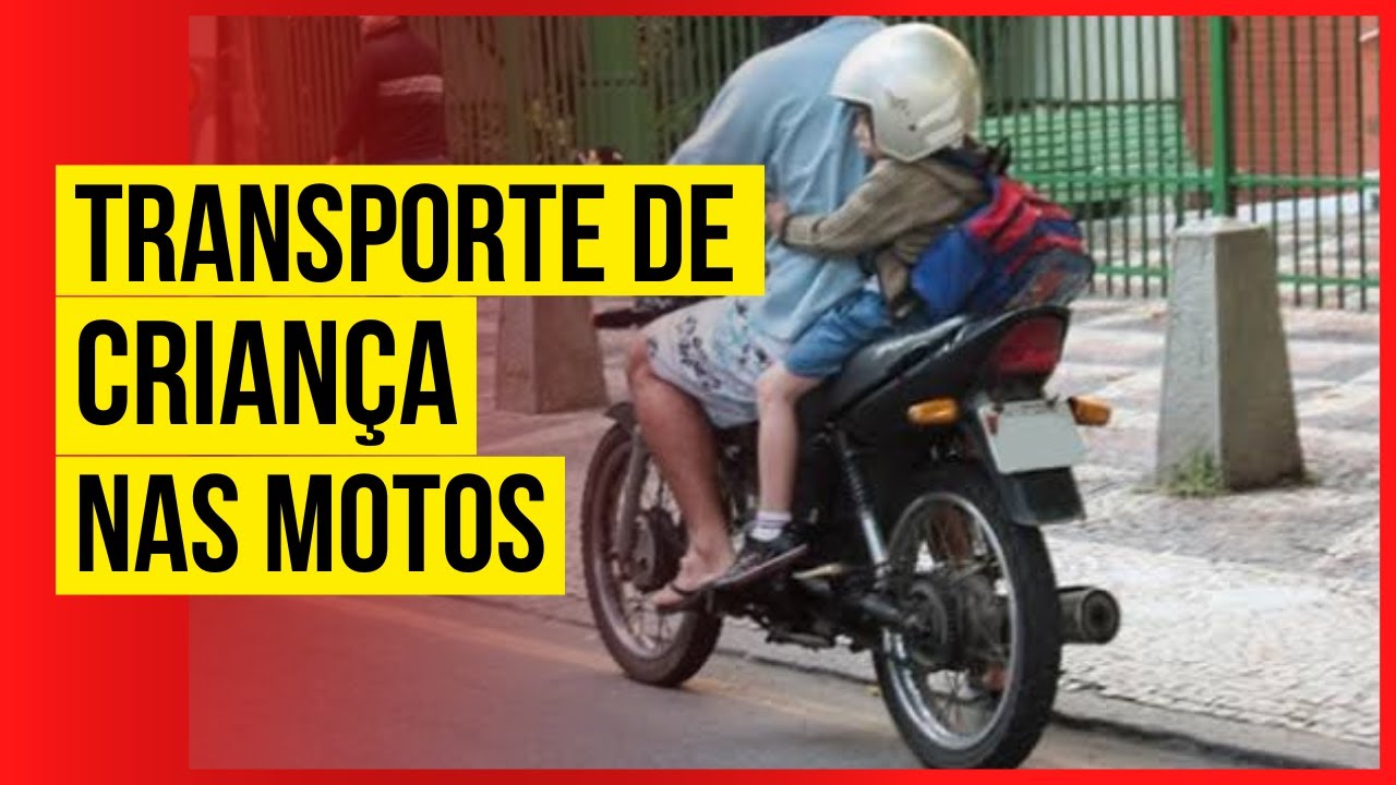 A partir de que idade a criança pode ser transportada na moto? - YouTube