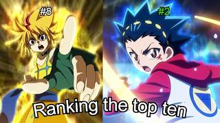 Top ten beyblade burst characters