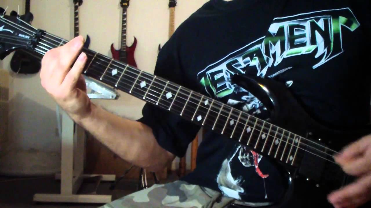 Demolition Hammer .44 Caliber Brain Surgery (guitar cover) YouTube