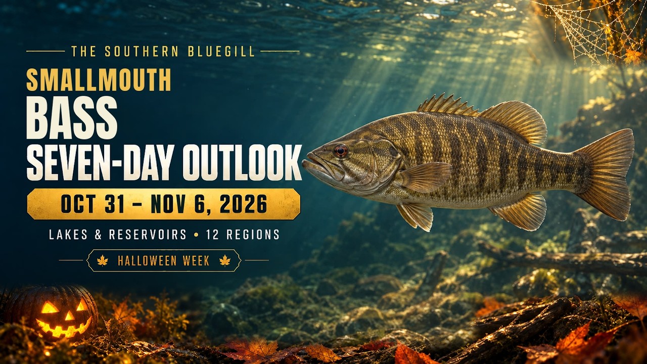 Smallmouth Bass Fishing Forecast | October 31–November 6, 2026