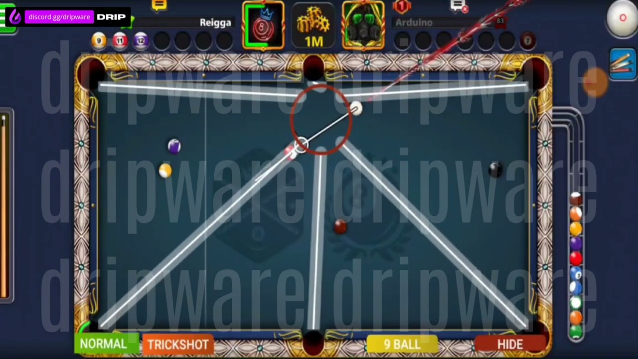 MOD MENU 8 BALL POOL | 9 BALL | EASY TRICKSHOT | INFINITY LINE