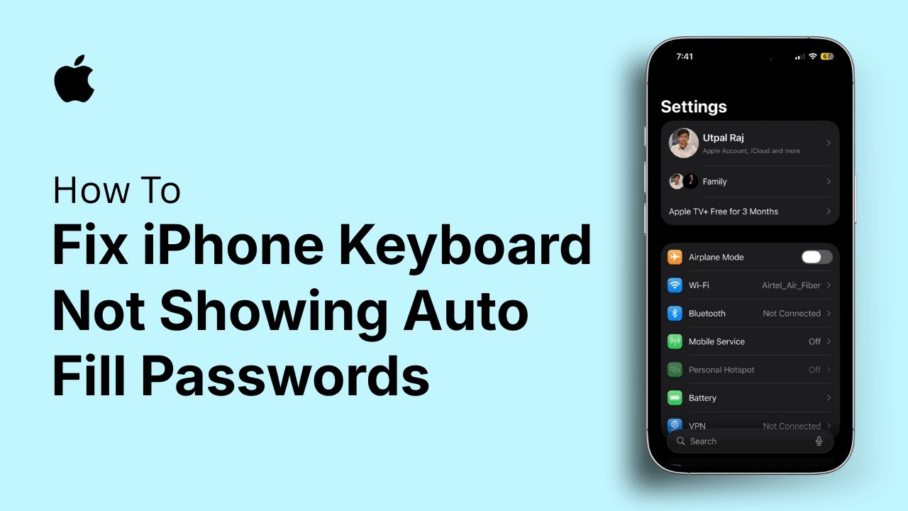 How to Fix iPhone Keyboard Not Showing Auto Fill Passwords