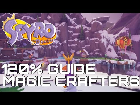 Spyro The Dragon (Reignited) 120% Guide MAGIC CRAFTERS (ALL DRAGONS, EGGS, GEMS...)