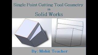 Single Point Cutting Tool Geometry in Solid Works Wealth