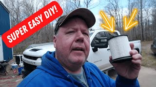 How to Replace the Diesel Fuel Filter on a 2021 Duramax Chevy Silverado 2500HD