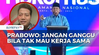 Kata Pengamat Politik soal Makna Sindiran Prabowo ke Pihak yang Tak Mau Kerja Sama