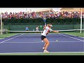 Maria Sharapova (60fps) Court Level Practice