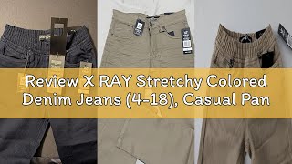 Review X RAY Stretchy Colored Denim Jeans (4-18), Casual Pants for Boys