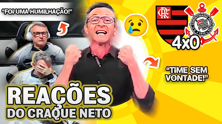 "FOMOS AMASSADOS!" OLHA COMO O CRAQUE NETO REAGIU A FLAMENGO 4X0 CORINTHIANS PELO BRASILEIRÃO