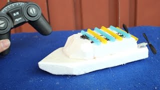 Как сделать управления ховеркрафт дистанционного - мини-лодка Как сделать управления ховеркрафт дистанционного - мини-лодка
