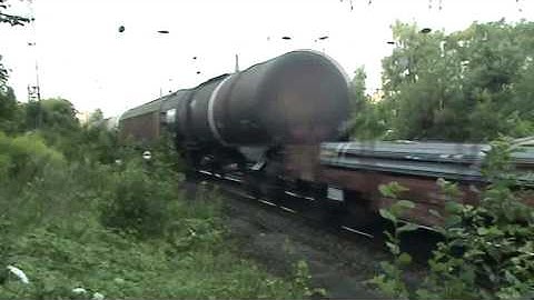 DB Schenker BR 151 with mixed freight train at Duisburg-Entenfang ,Germany