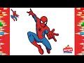 How to Draw Spiderman | Marvel Character Drawing