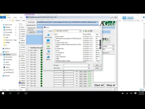 How do flash mtk devices using sp multiport tool